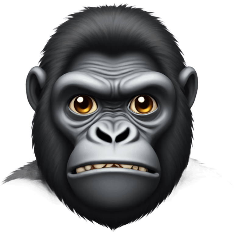 Ugly gorilla  emoji