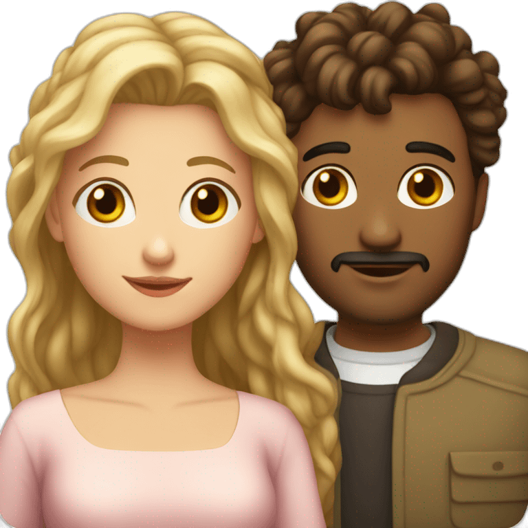 Couple Thibault et Juliette emoji