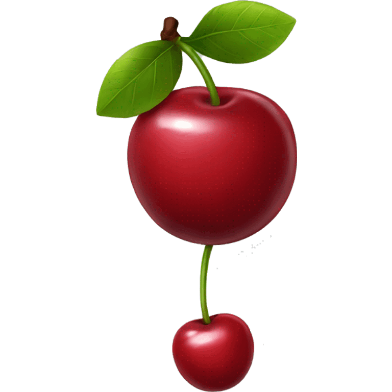 Cherries with bow emoji