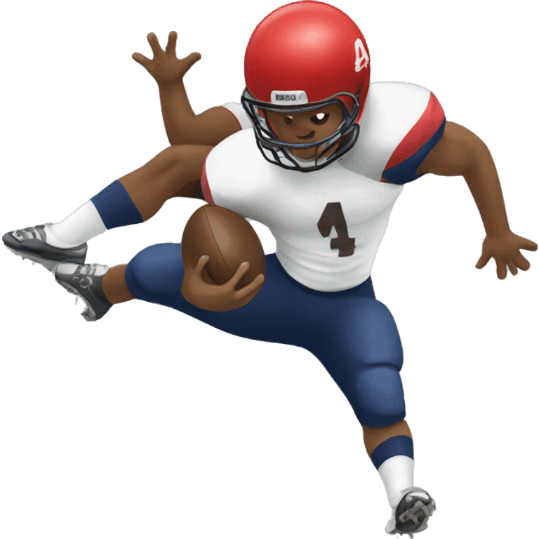 sliding tackle football emoji