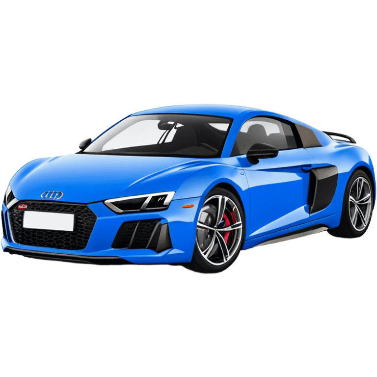 Audi R8 - Audi (Model Year: 2022)(Iconic Blue and Black) emoji