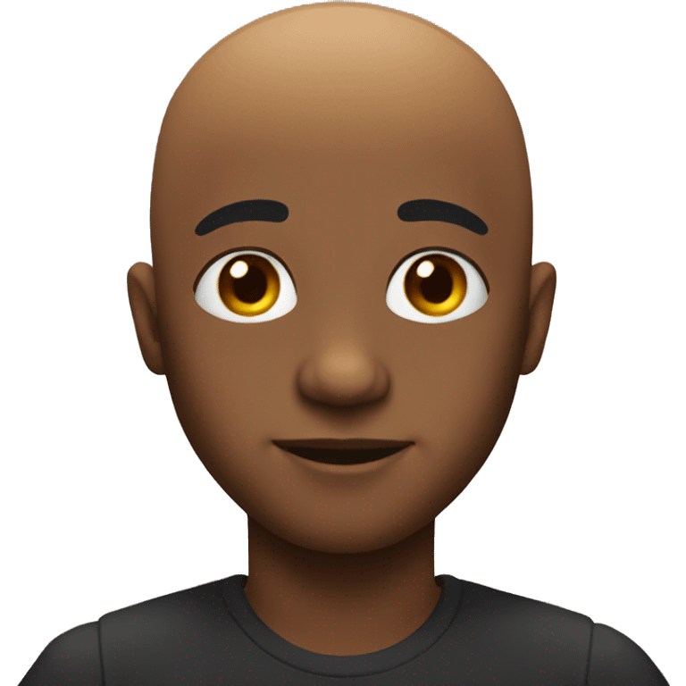 lil bald black dude emoji