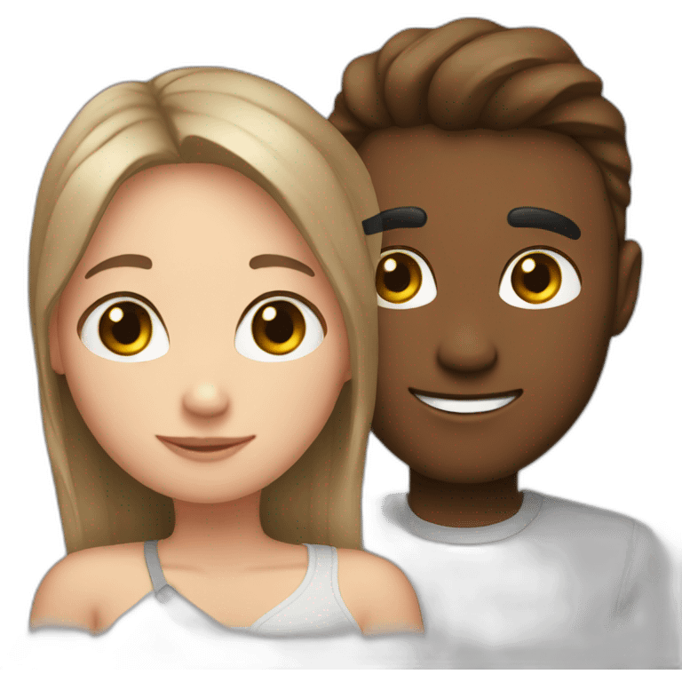 Sending hugs, fair complexion couples  emoji