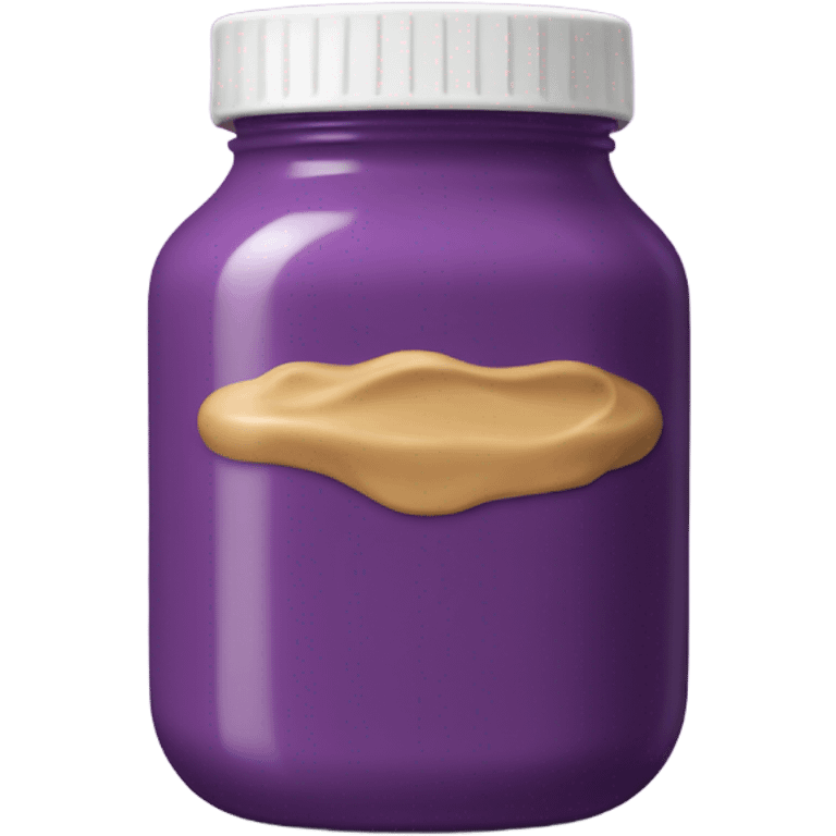 Purple peanut butter ￼ emoji