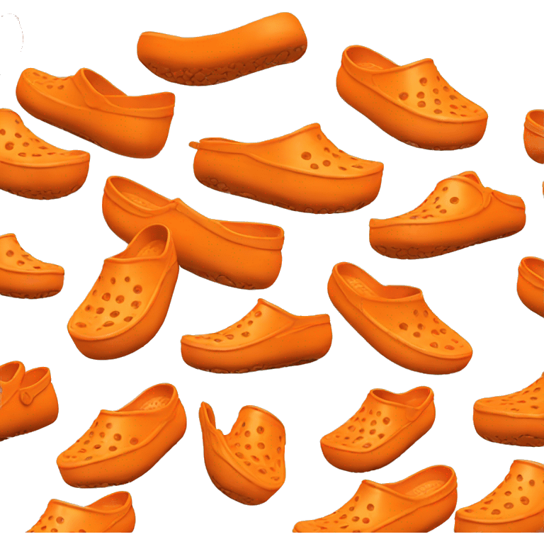 Orange crocs  emoji