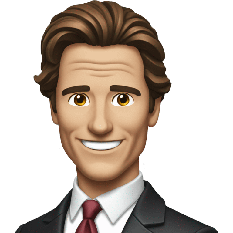 patrick bateman smiling  emoji