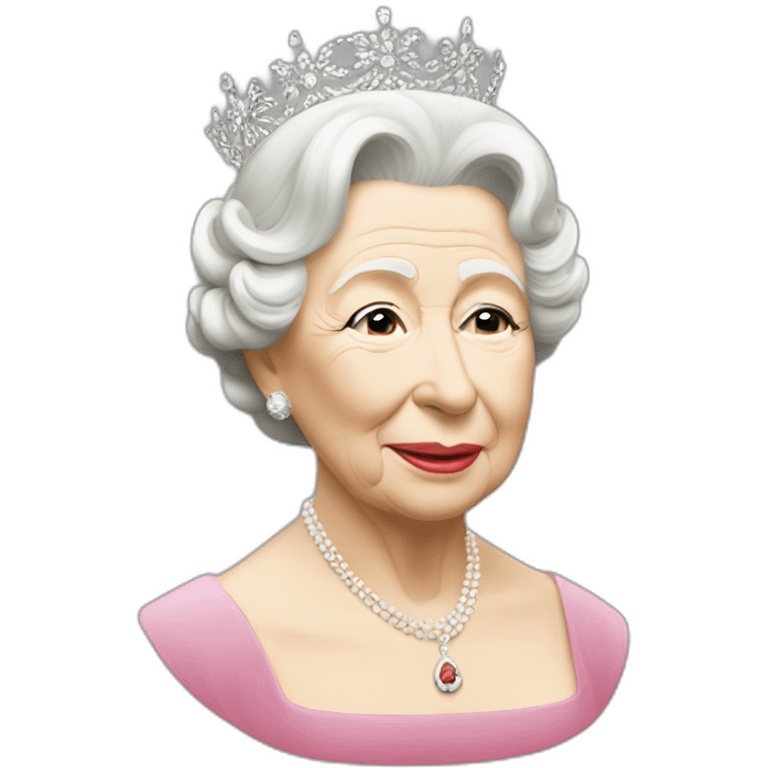 Elisabeth II Kiss Elisabeth ii emoji