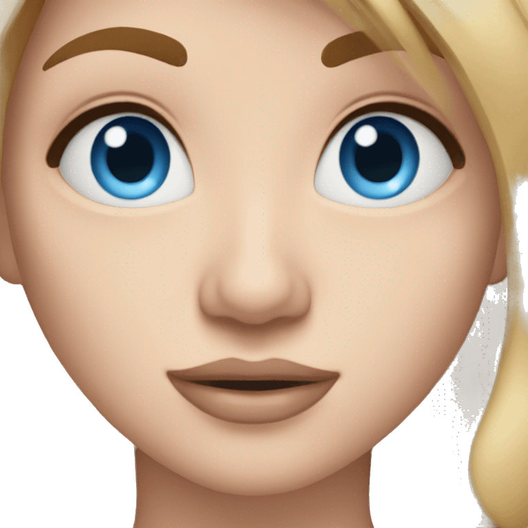 memoji blue eyes emoji