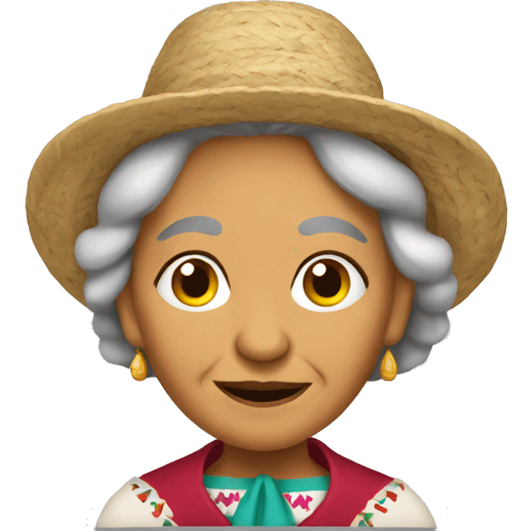 Old Mexican lady  emoji