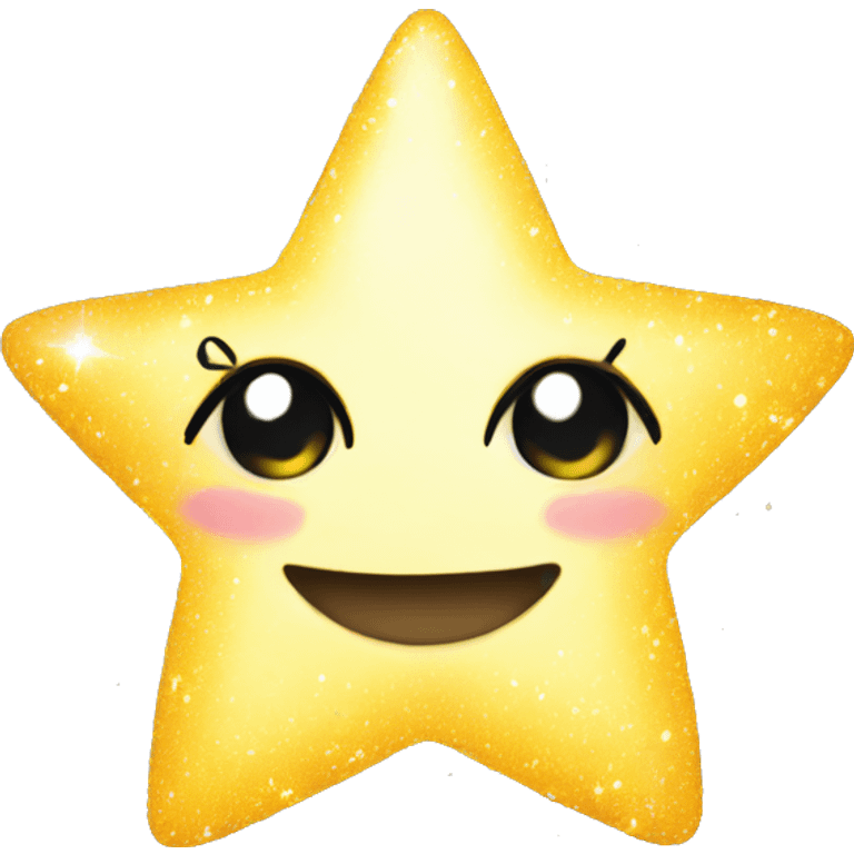 A beautiful star with sparkles  emoji