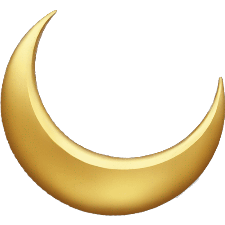 golden crescent emoji