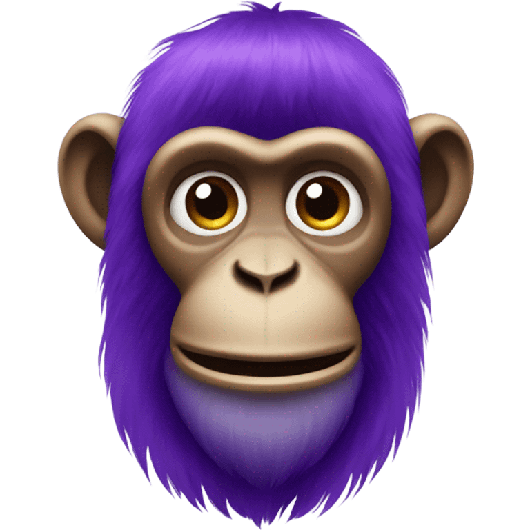 purple monkey emoji