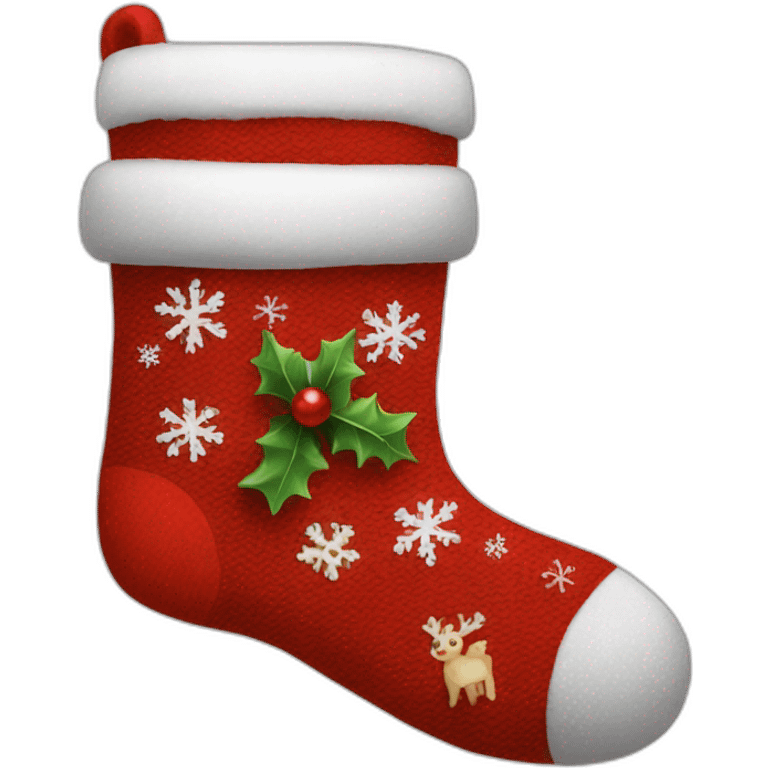 christmas sock emoji