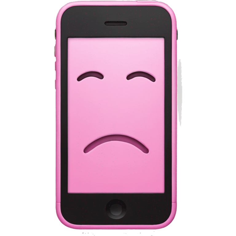 Pink iPhone  emoji