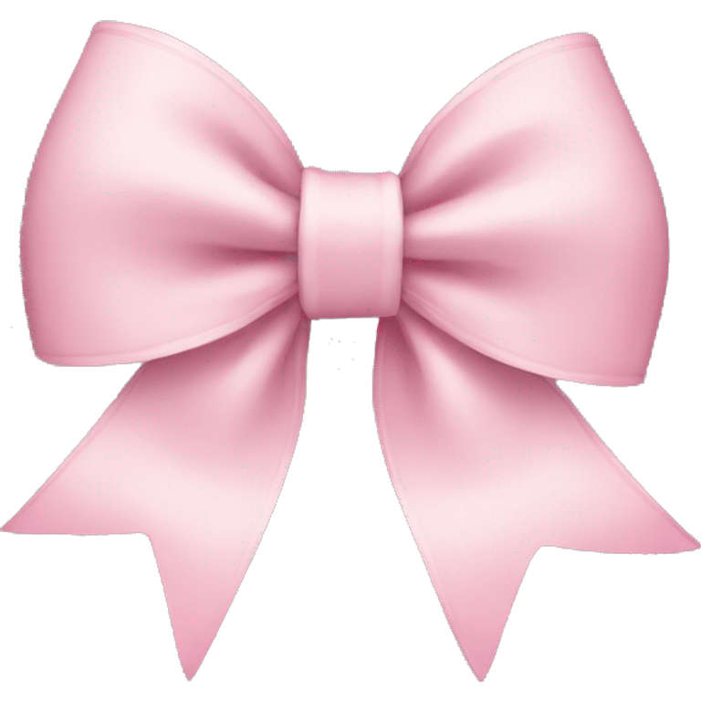 Light pink bow emoji