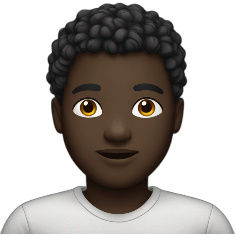 Darkskin plus size boy emoji