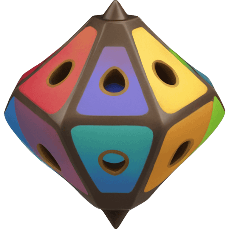 dreidle four sided spinning top  emoji