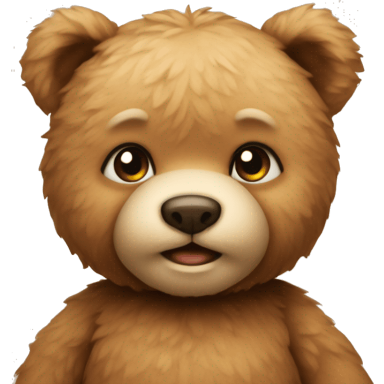 Cute teddy bear emoji