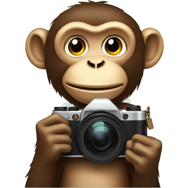 Monkey with Camera  emoji