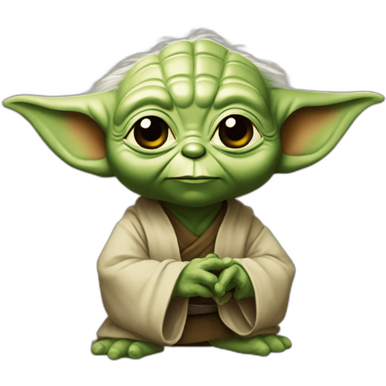 Yoda buvant de la biere emoji