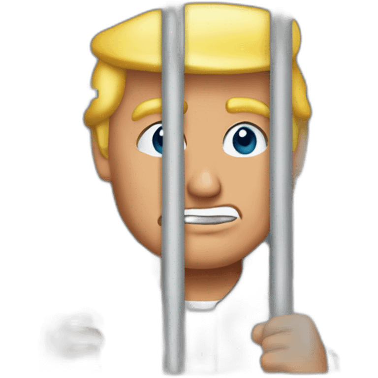 trump-in-jail-cell emoji