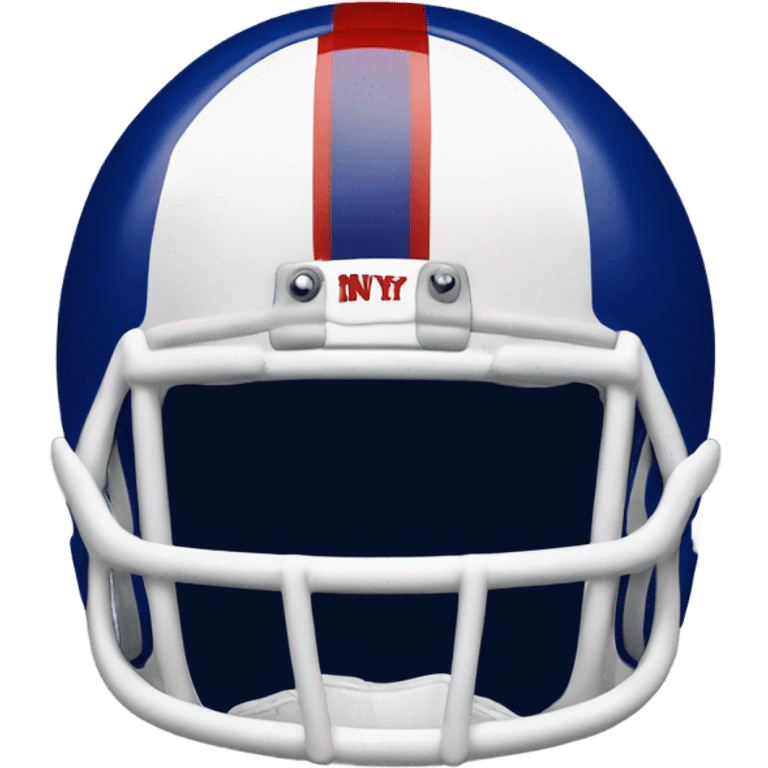 NY Giants football helmet  emoji