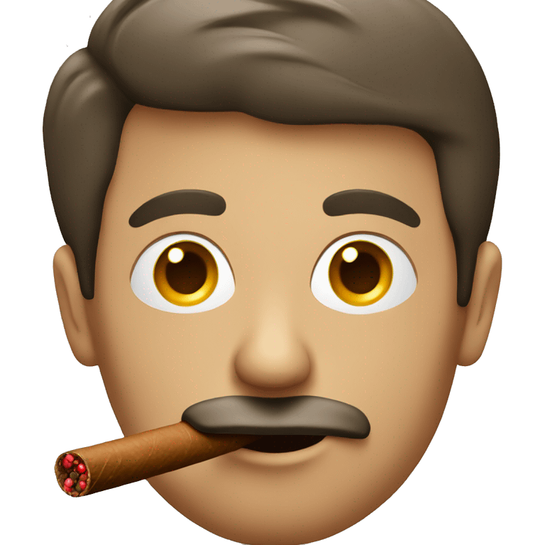 Spanish guy smoking cigar  emoji