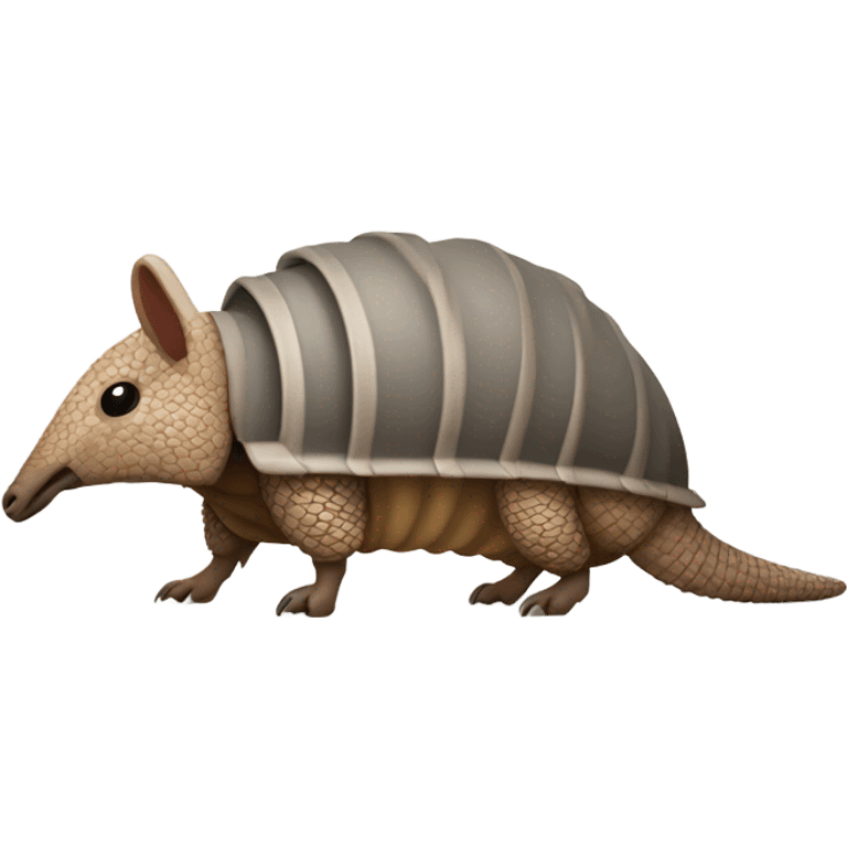 Armadillo from side emoji