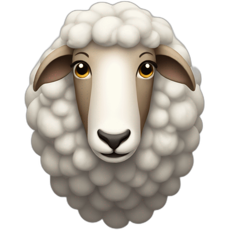 big sheep emoji