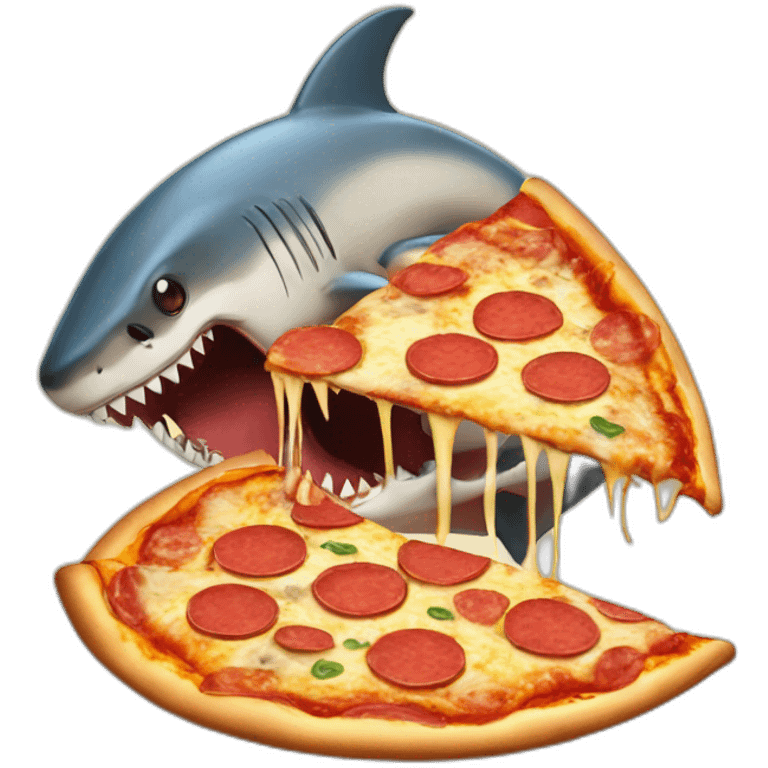 requin mange pizza emoji