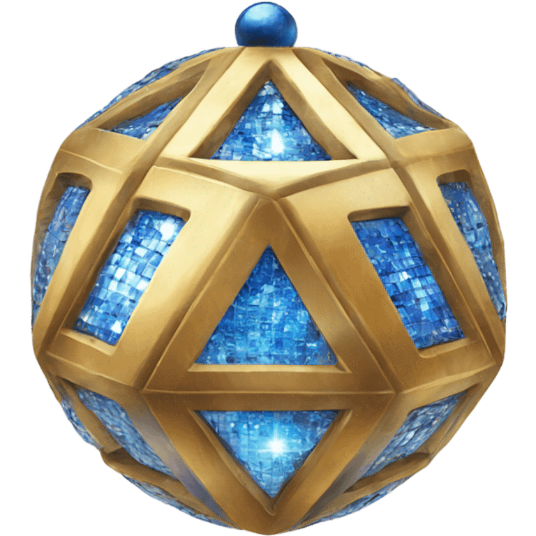 Dreidel disco ball emoji