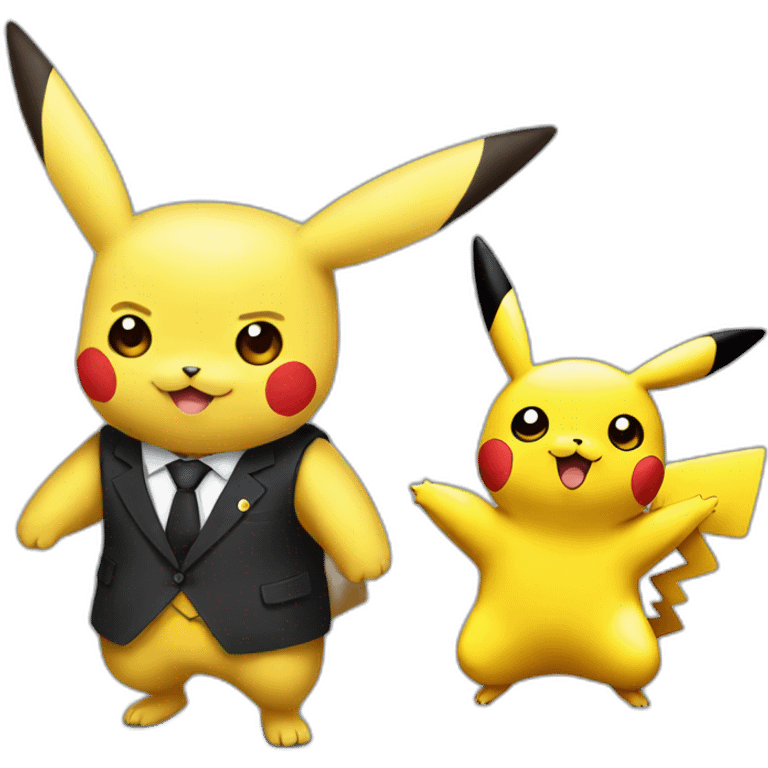 Pikachu&Macron emoji