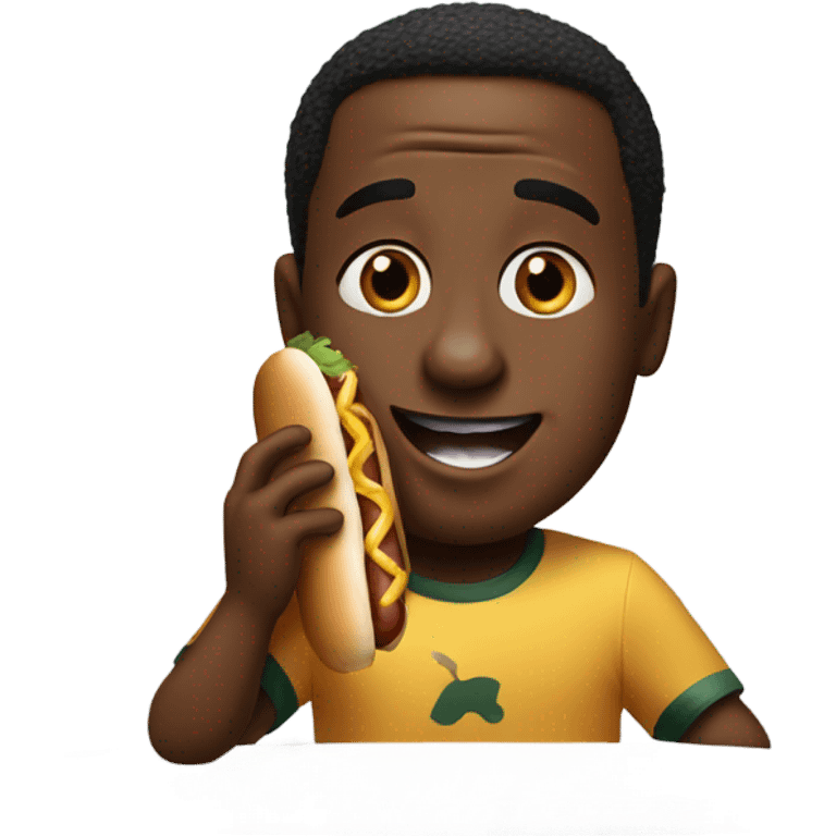 Diddy eating hot dogs emoji