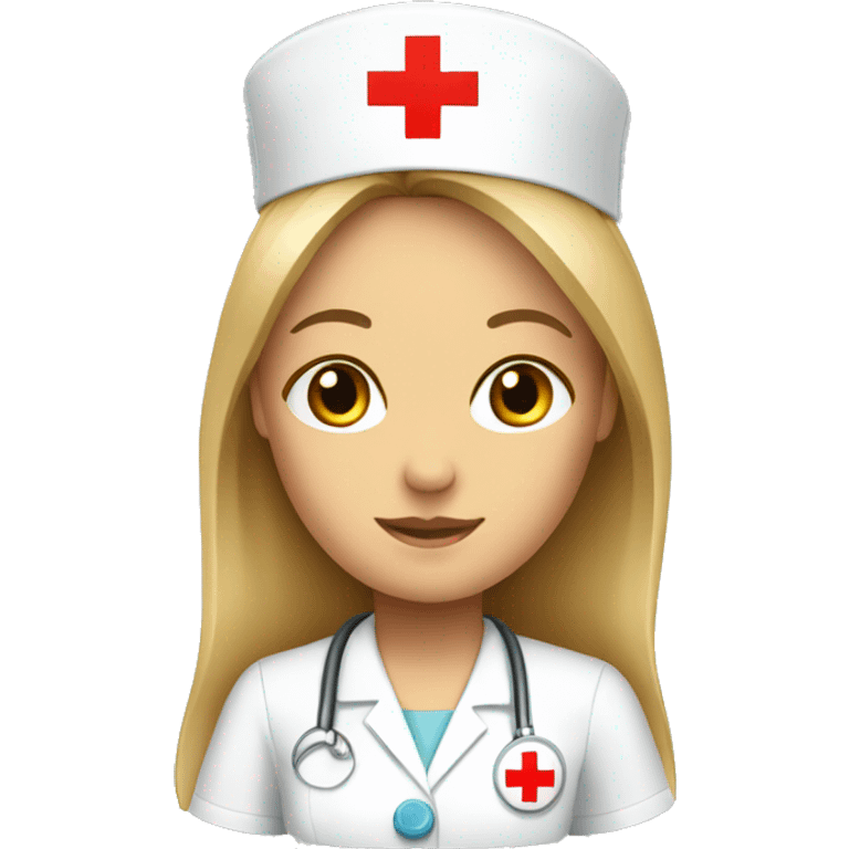 nurse cap red cross emoji