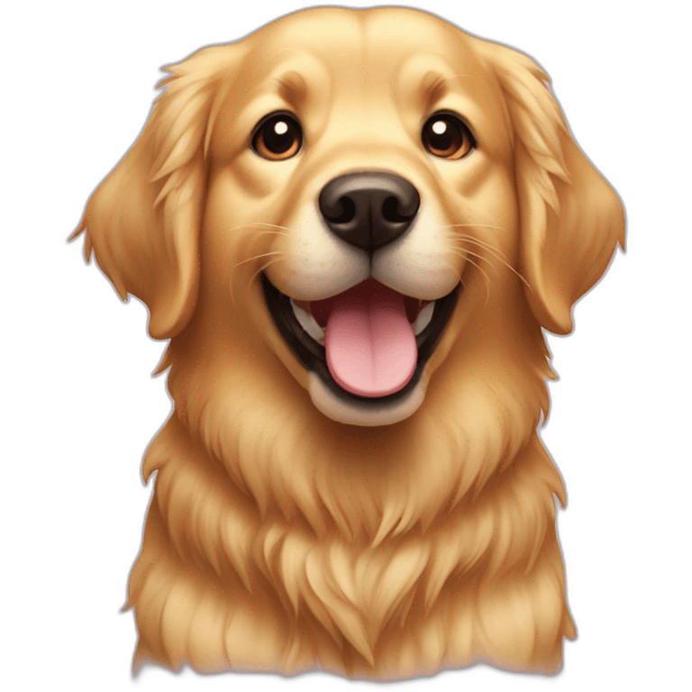 golden retriever happy emoji