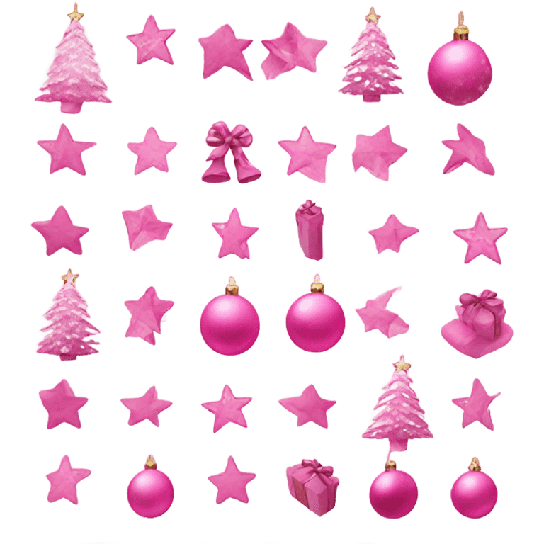 pink Christmas  emoji