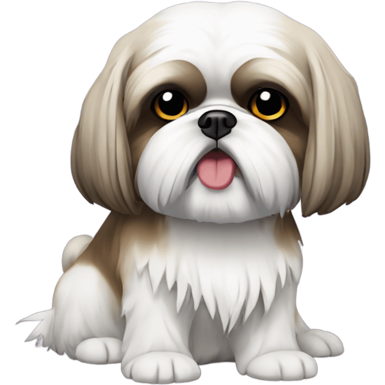 chilling shihtzu emoji