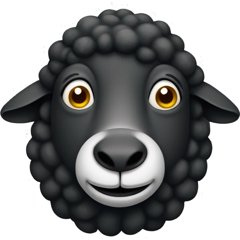 Black sheep emoji