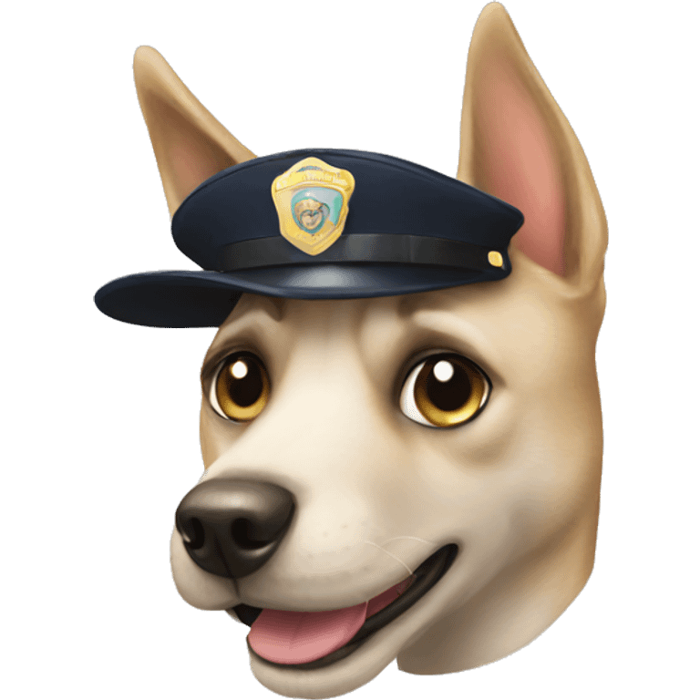 Dog police emoji