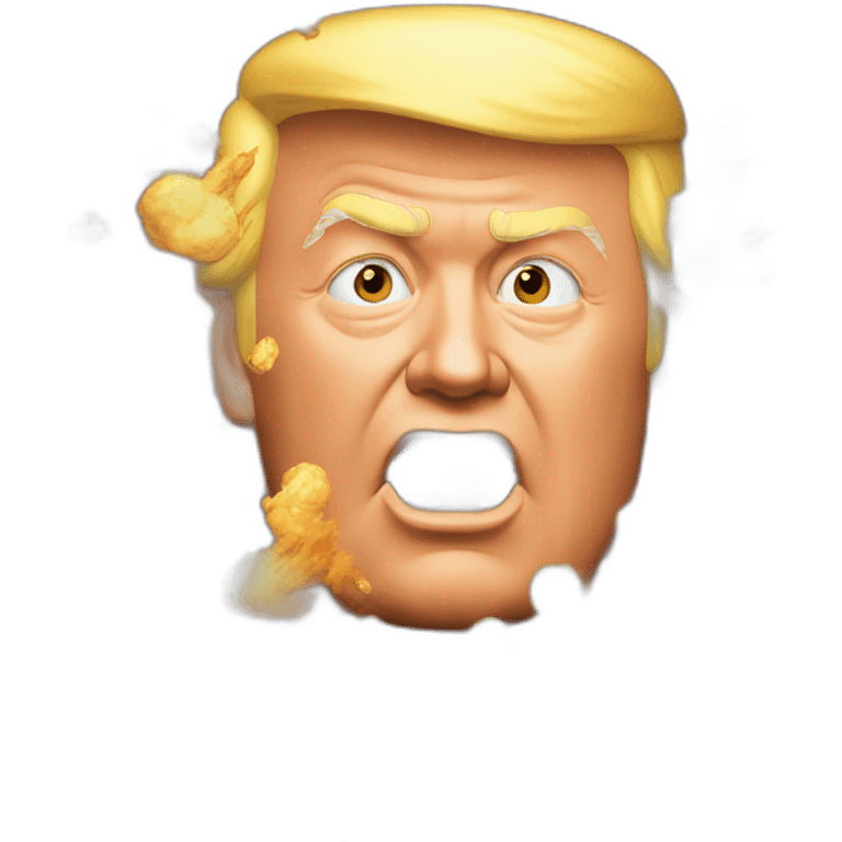 trump explosion emoji