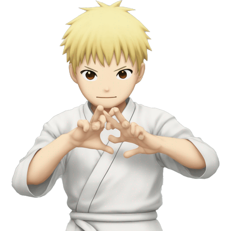 Jujutsu kaisen sukuna domain expansion hand sign  emoji