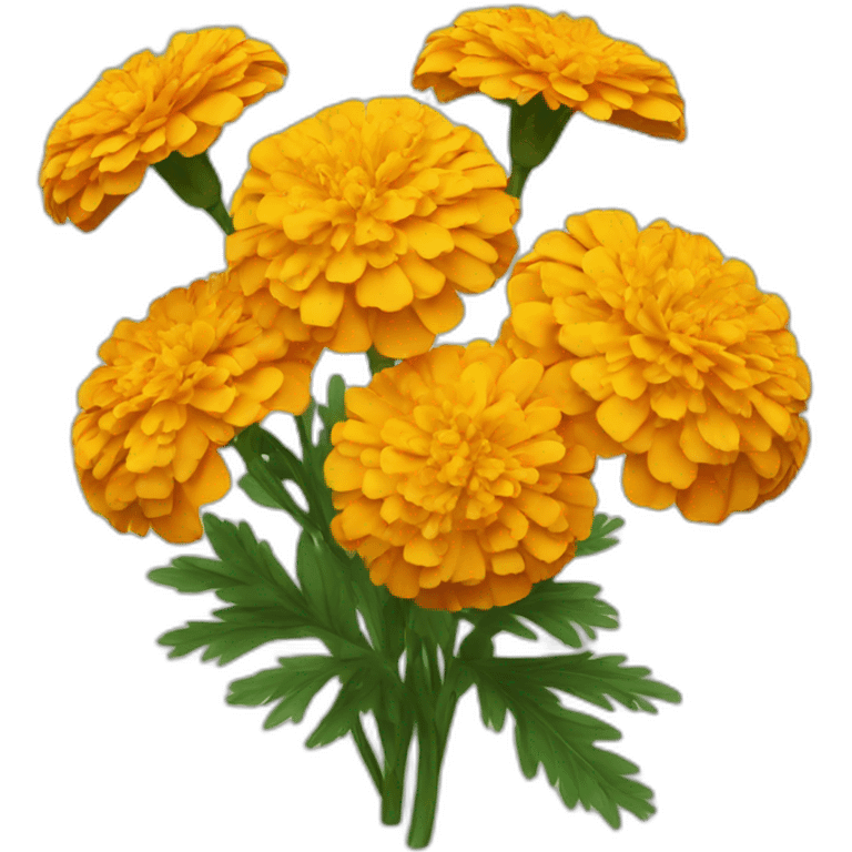 Marigold flowers emoji