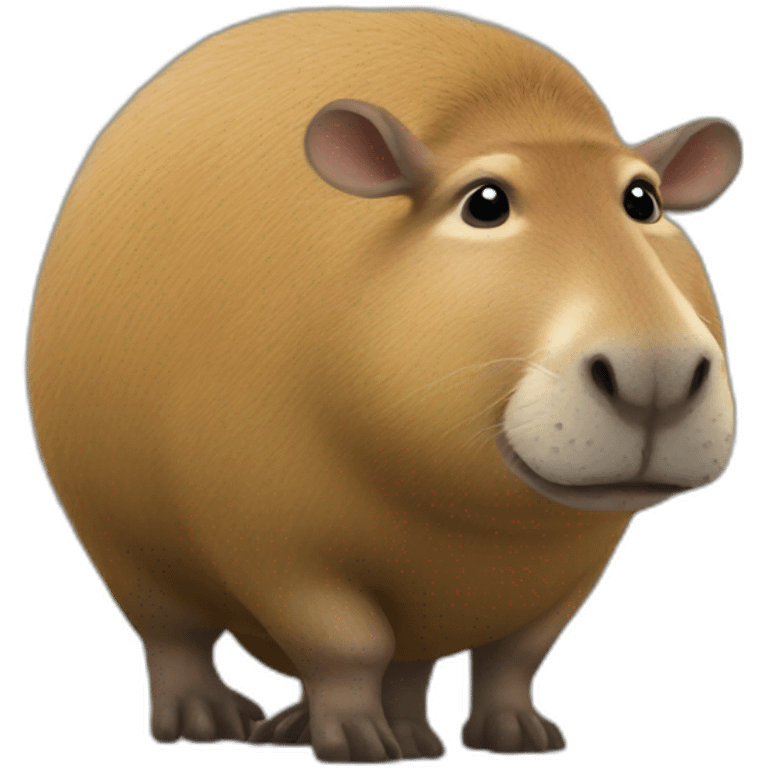 Shrek on a capybara emoji