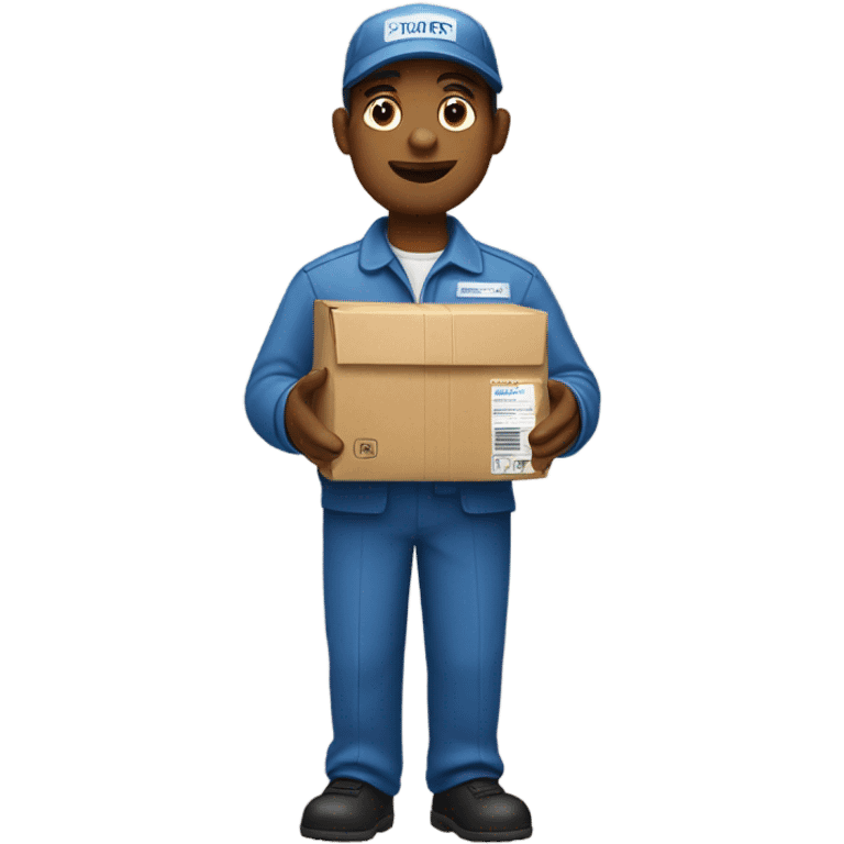 mail carrier with a packa emoji