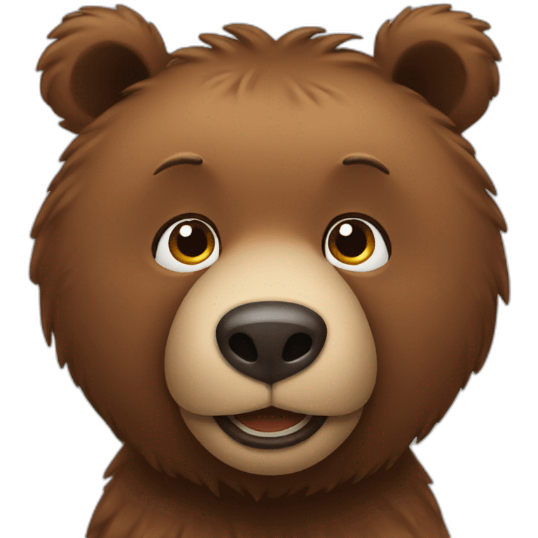 brown bear emoji