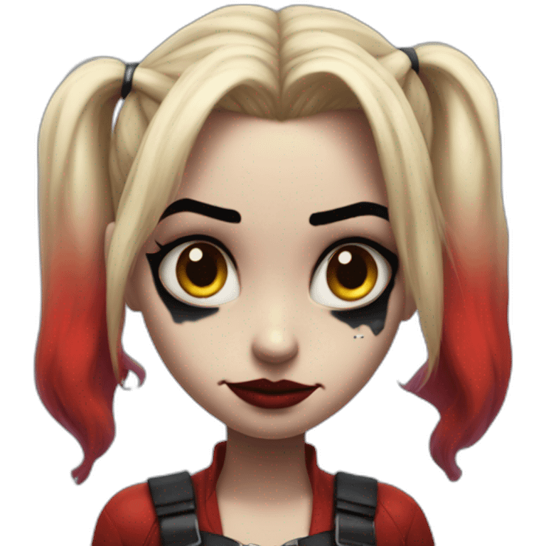 Sad Harley Quinn emoji