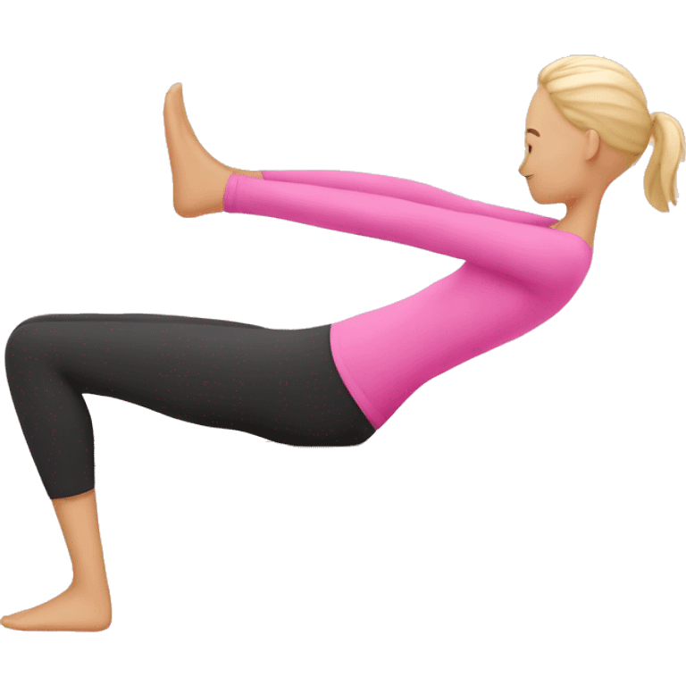 pink pilates emoji