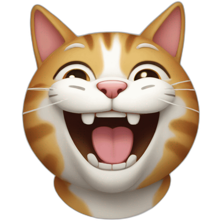 Laughing cat emoji