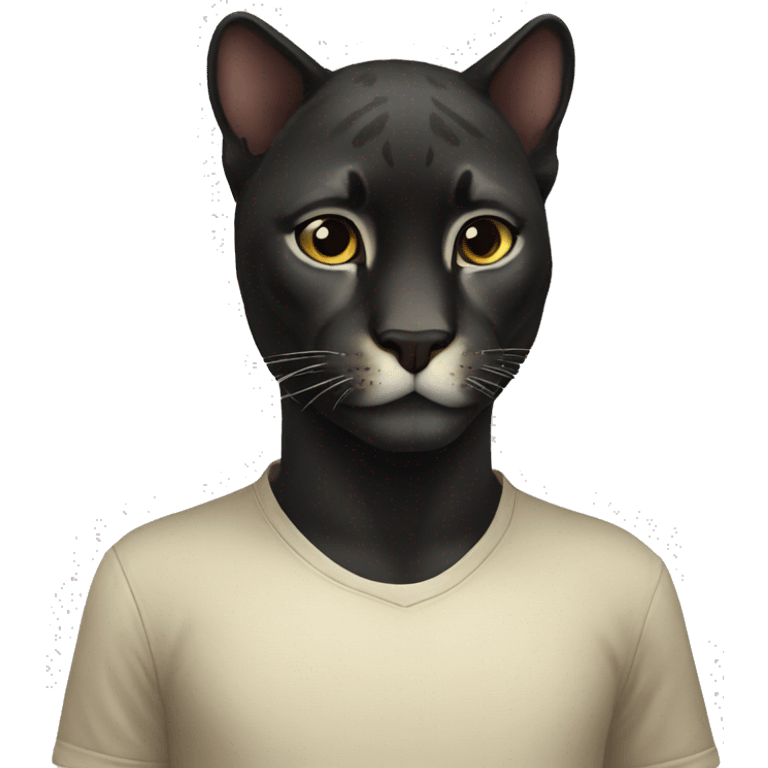 Black puma cat forever faster  emoji