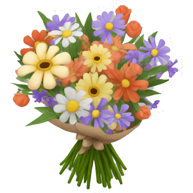 Random flowers bouquet  emoji